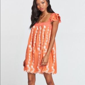 Show Me Your Mumu Melody Silk Mini Dress size Small